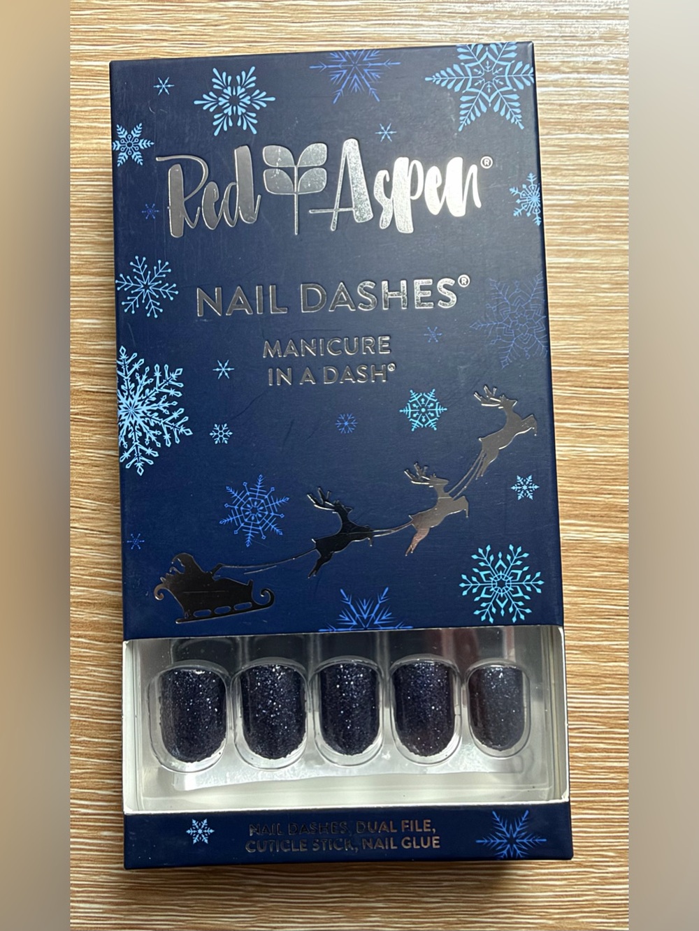 Red Aspen - Twilight Tundra Taylor - Press On Nails Kit - NEW! Short Square